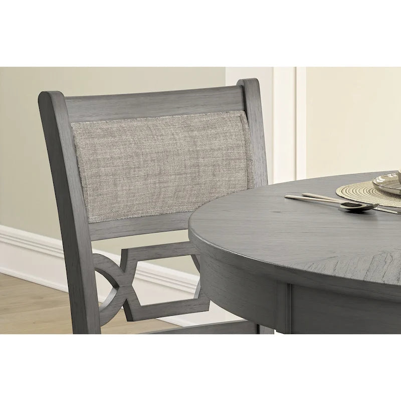 Signature Design by Ashley Langwest Counter Height Dining Table and 4 Barstools (Set of 5) 9