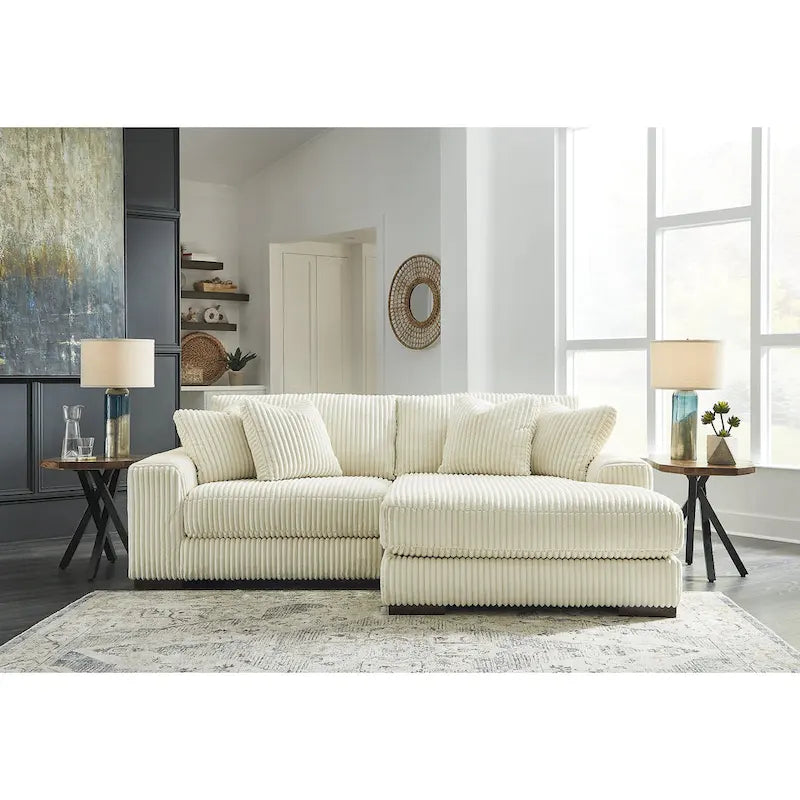 Signature Design by Ashley Lindyn 2-Piece Sectional with Chaise - 102W x 70D x 38H 10