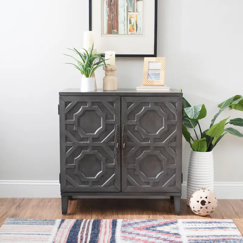 Chanters Solid Wood 2-Door Accent Cabinet 15