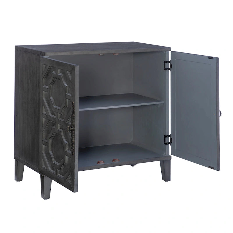 Chanters Solid Wood 2-Door Accent Cabinet 6