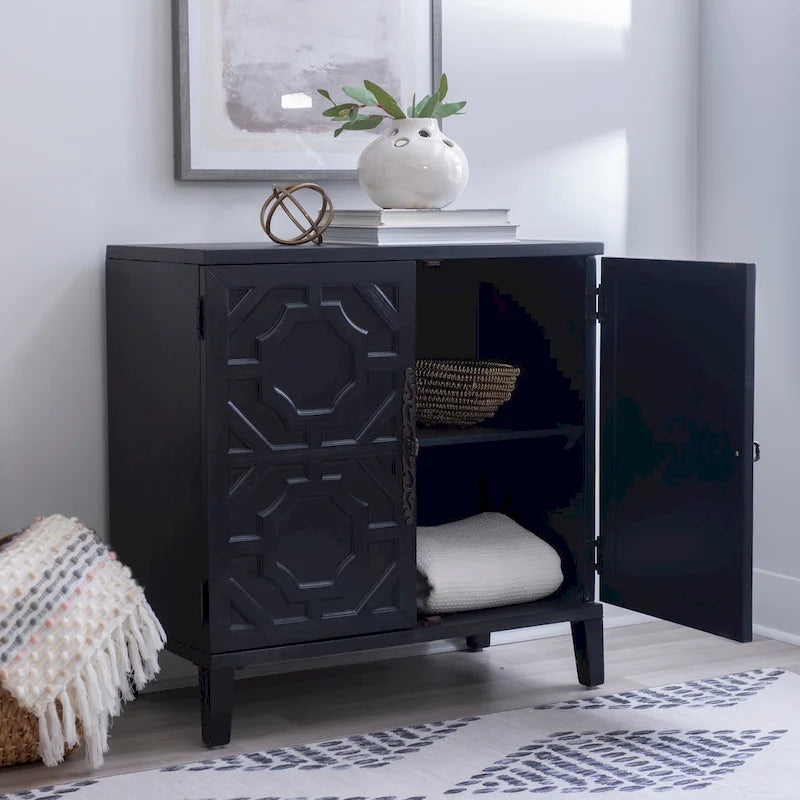 Chanters Solid Wood 2-Door Accent Cabinet 9