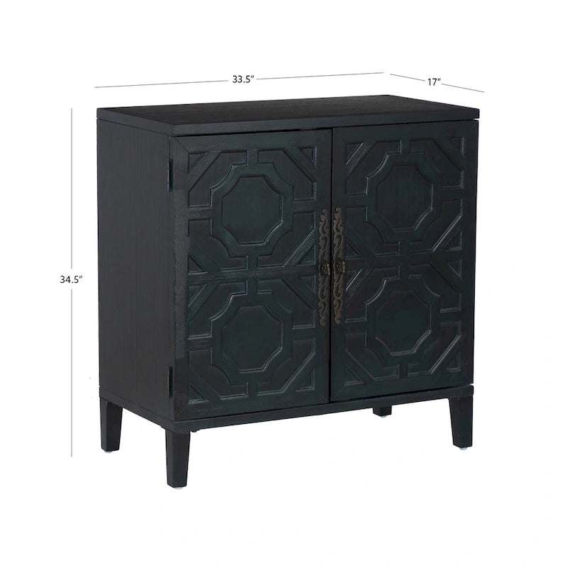 Chanters Solid Wood 2-Door Accent Cabinet 14