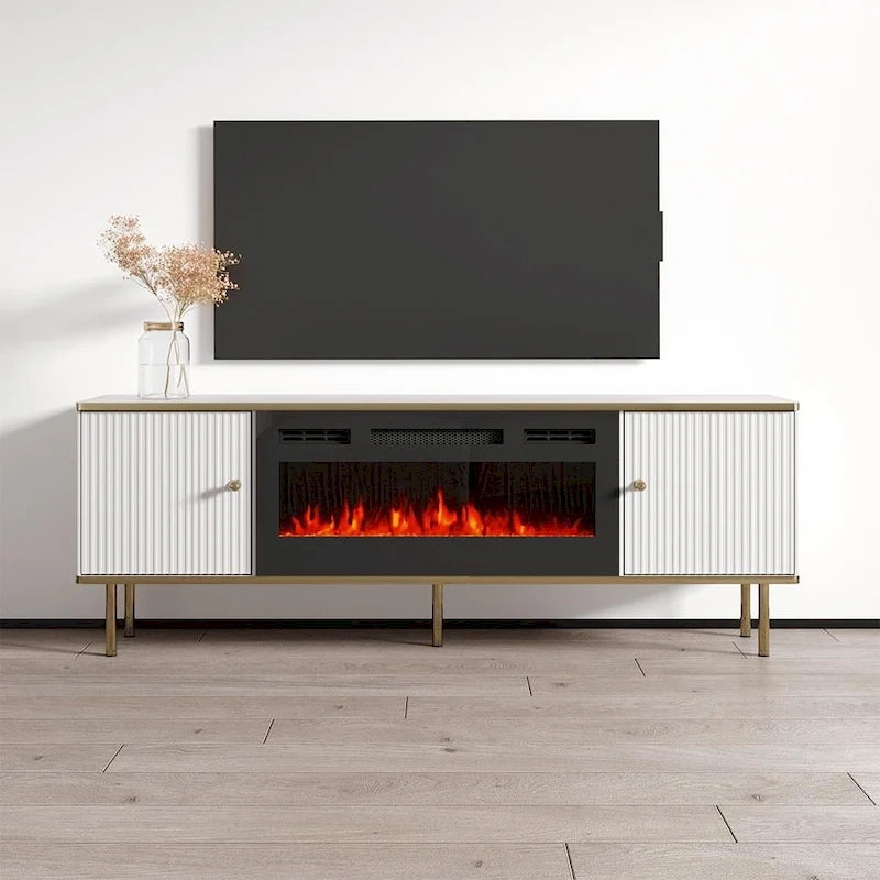 Camino elettrico Camelia BL-EF con mobile TV da 63 pollici 7