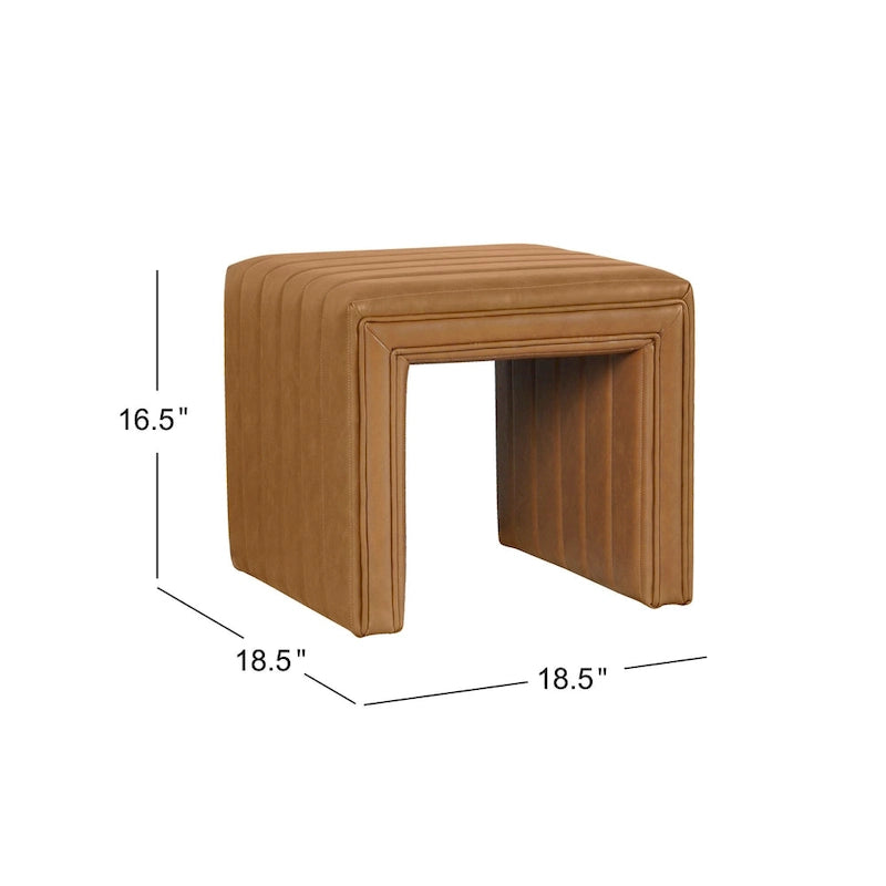 HomePop Modern Channel Ottoman 4