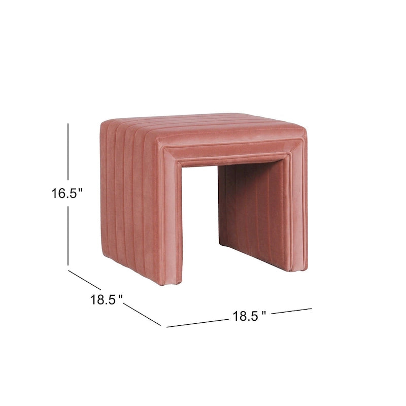 HomePop Modern Channel Ottoman 10