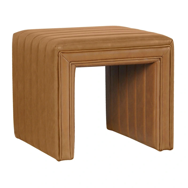 HomePop Modern Channel Ottoman 22