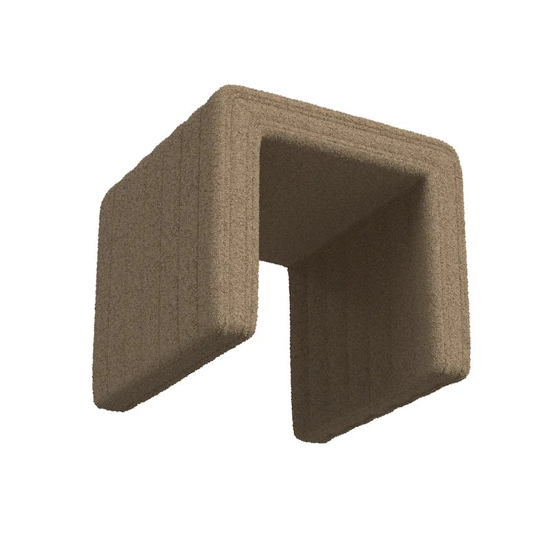 HomePop Modern Channel Ottoman 32