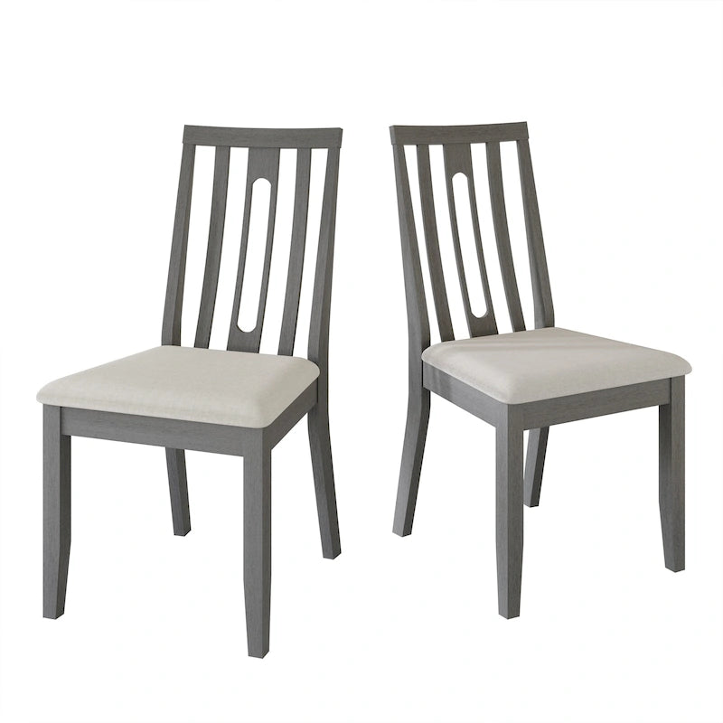 CraftPorch Contemporary Wooden Dining Chairs (Set of 2) - N/A 34