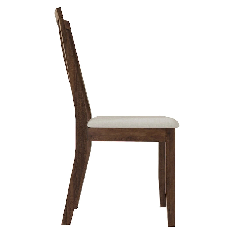 CraftPorch Contemporary Wooden Dining Chairs (Set of 2) - N/A 3