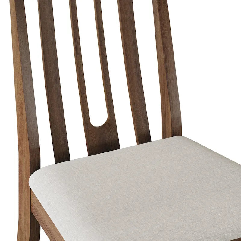 CraftPorch Contemporary Wooden Dining Chairs (Set of 2) - N/A 4