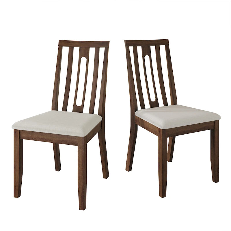 CraftPorch Contemporary Wooden Dining Chairs (Set of 2) - N/A 19