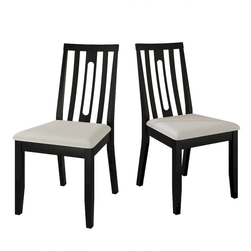 CraftPorch Contemporary Wooden Dining Chairs (Set of 2) - N/A 25