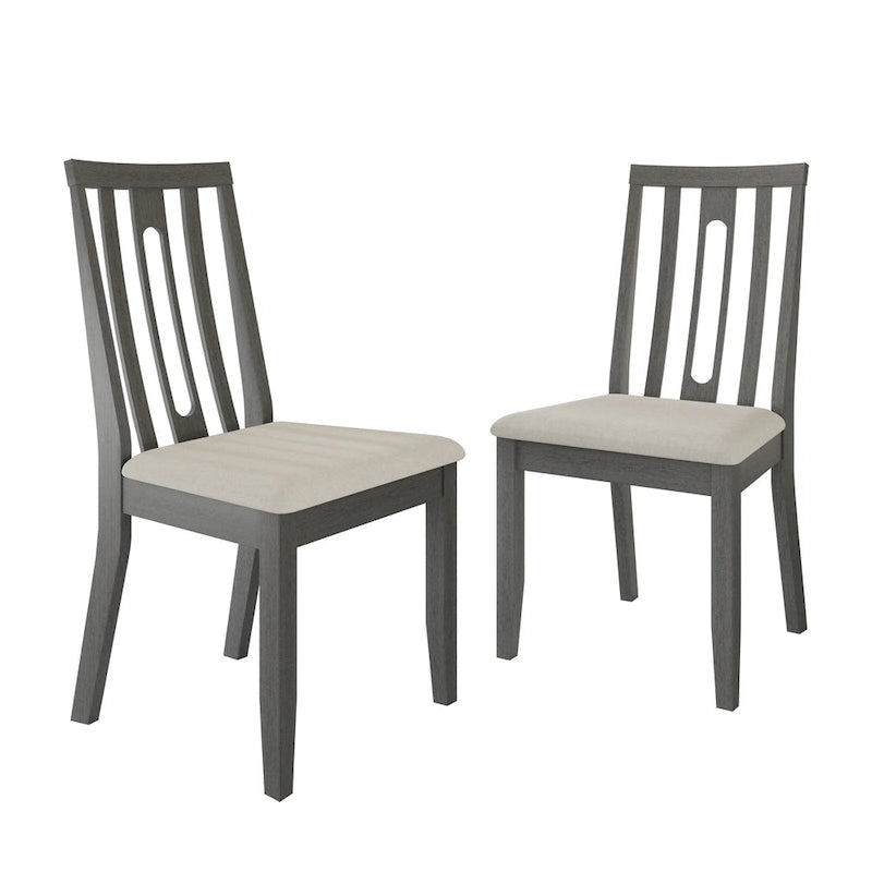 CraftPorch Contemporary Wooden Dining Chairs (Set of 2) - N/A 29