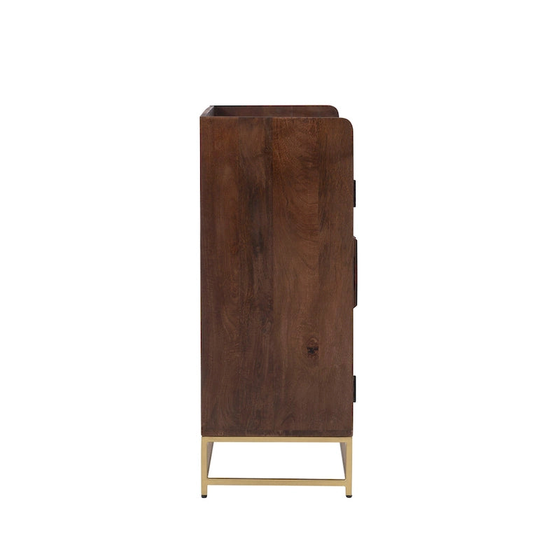 Spence Wooden Bar Cabinet with Marble Top 23