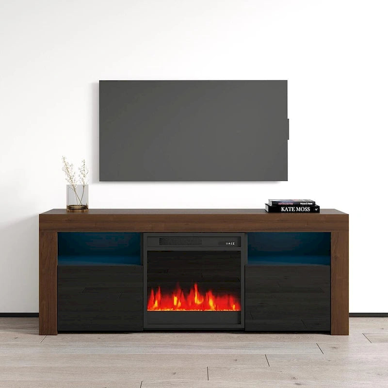 Copper Grove Qorasuv 58-inch Electric Fireplace TV Console 24