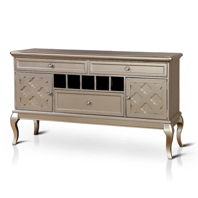 Furniture of America Mora Glam 60 inch Wood Buffet and Sideboard 6