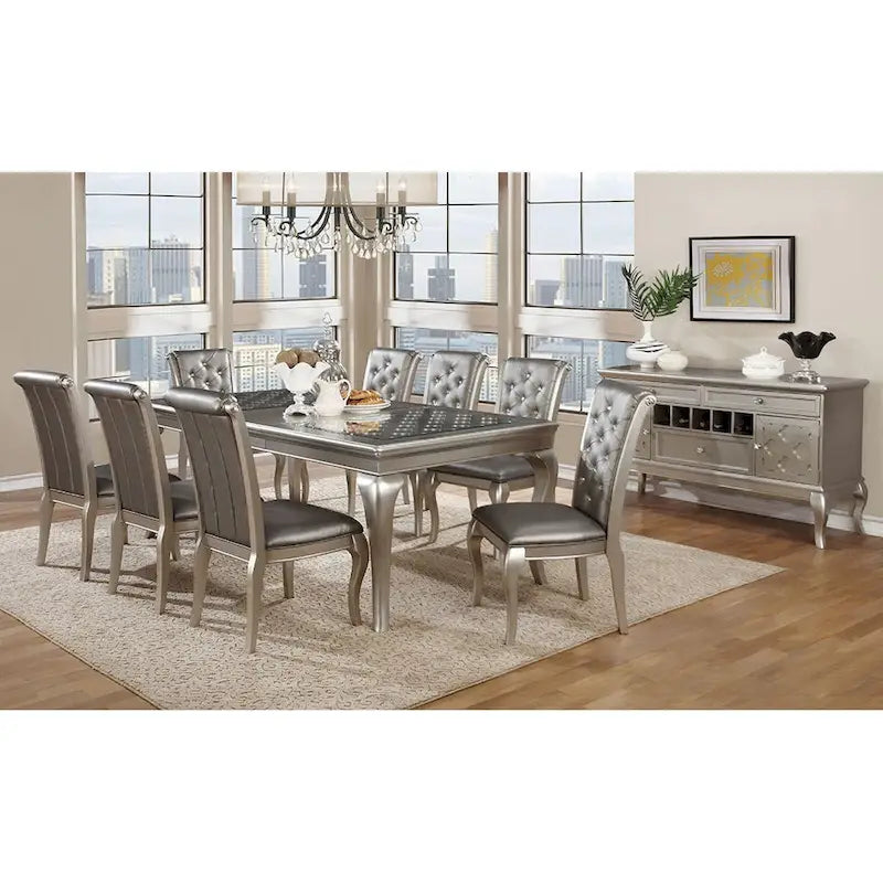 Furniture of America Mora Glam 60 inch Wood Buffet and Sideboard 8