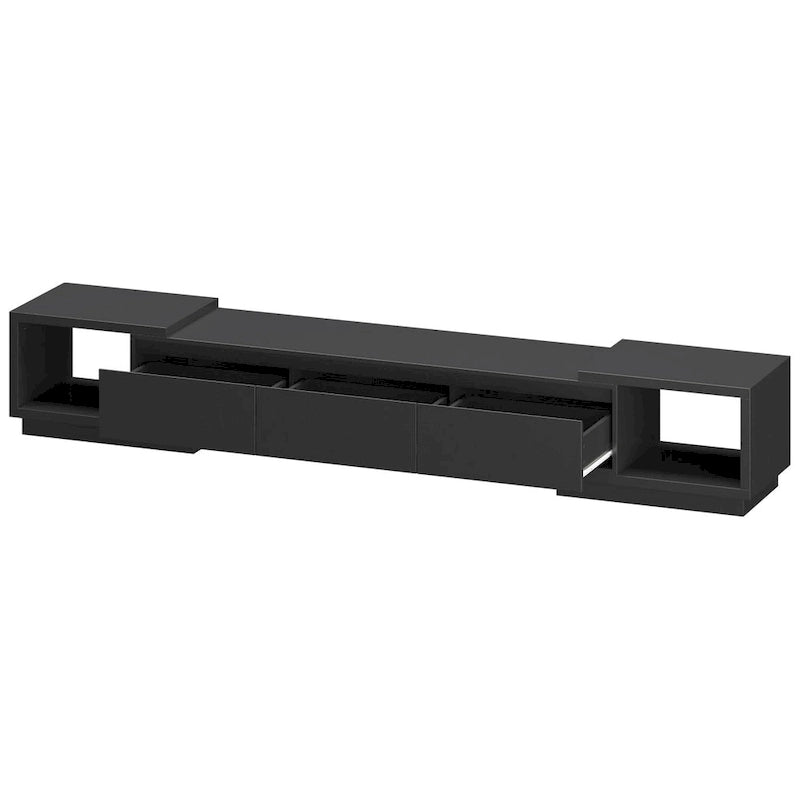 Extendable TV Stand Storage Media Console Modern Entertainment Center 15