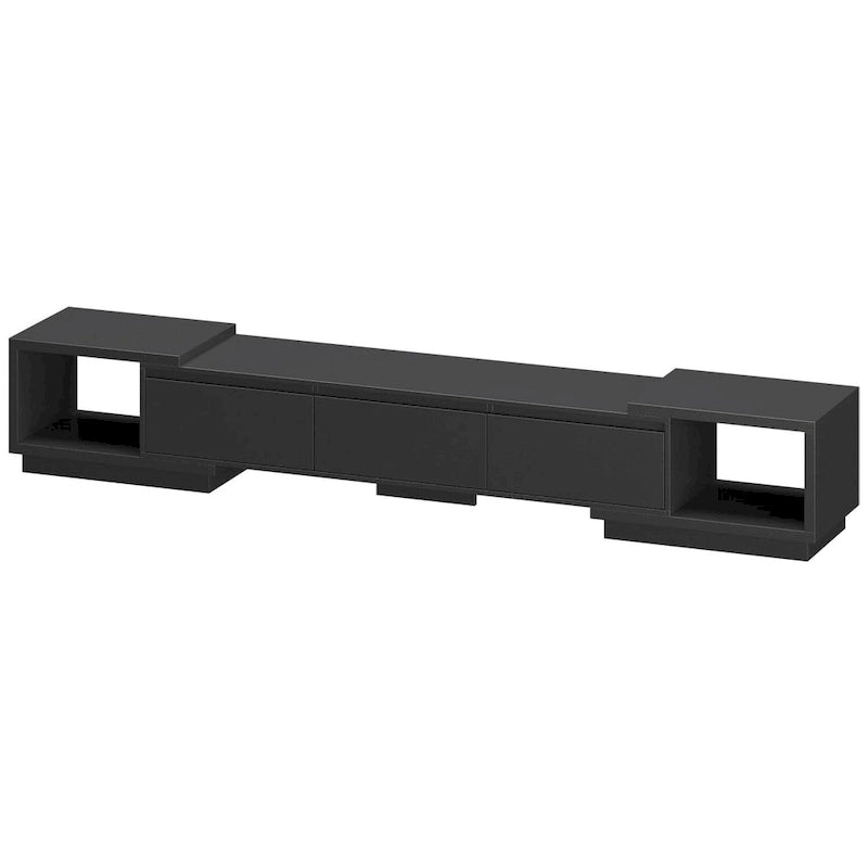 Extendable TV Stand Storage Media Console Modern Entertainment Center 16