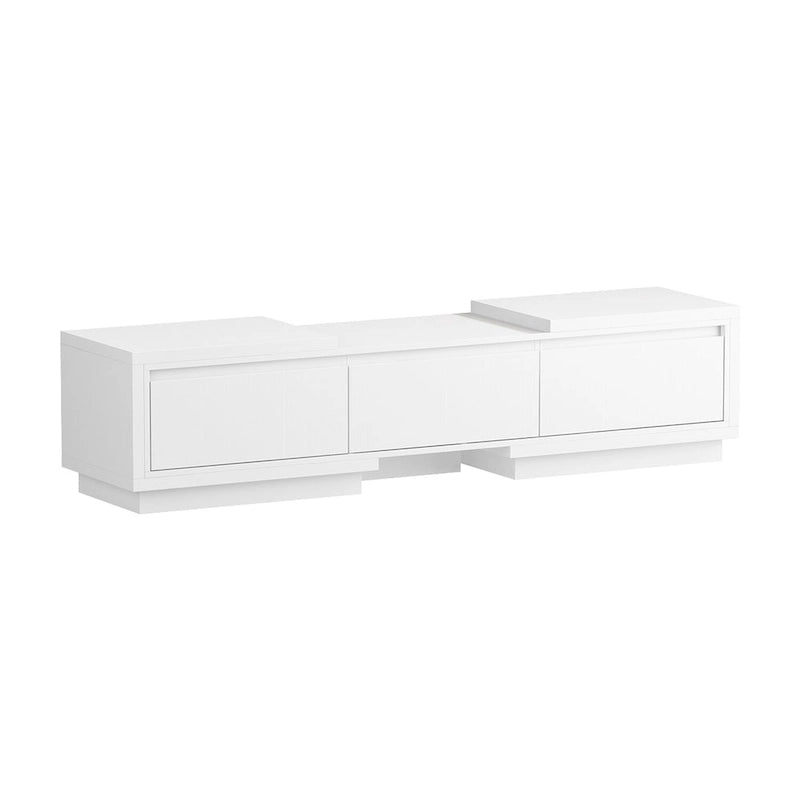Extendable TV Stand Storage Media Console Modern Entertainment Center 22