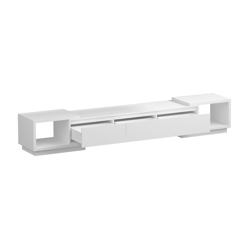 Extendable TV Stand Storage Media Console Modern Entertainment Center 25