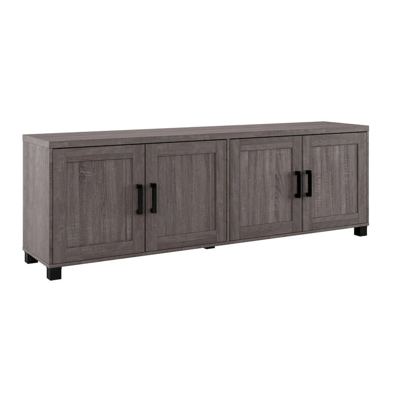 71-Inch Wide TV Stand with Storage Doors, TVs up to 85 7