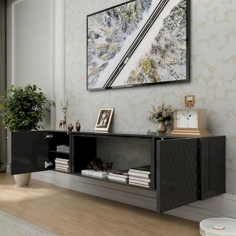 67 Wall Mount Floating TV Stand up to 80 in