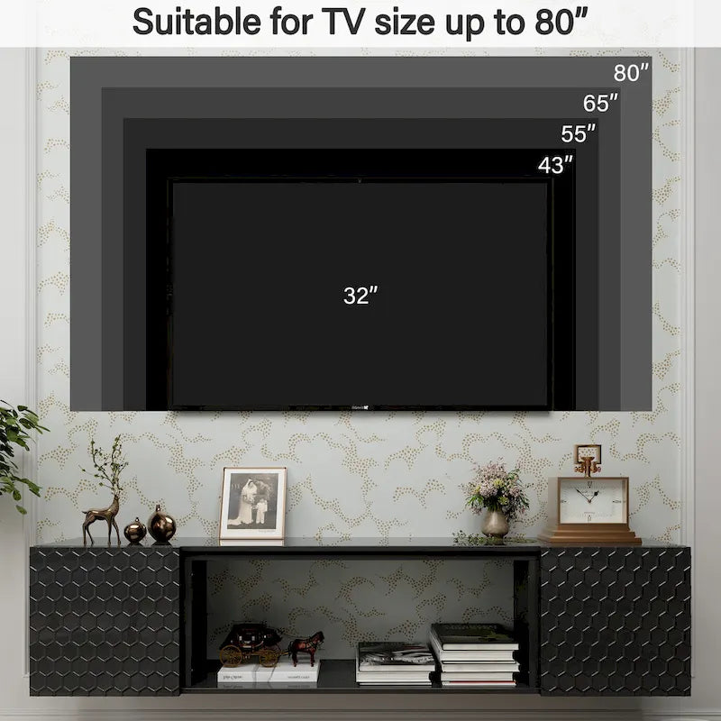 Mobile TV sospeso da 67 pollici fino a 80 pollici 4