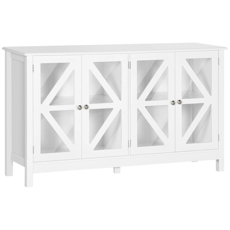 HOMCOM Kitchen Sideboard, Buffet Cabinet with Adjustable Storage Shelf 11