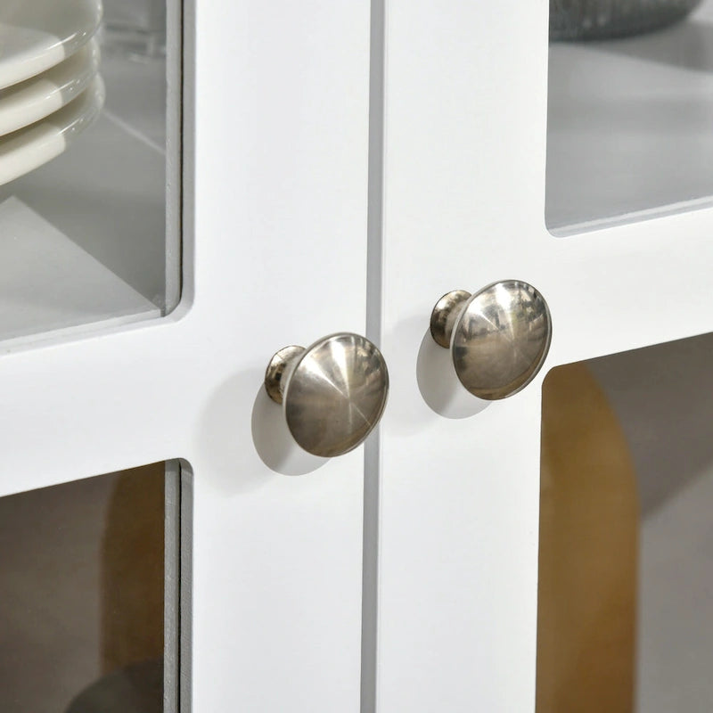 HOMCOM Kitchen Sideboard, Buffet Cabinet with Adjustable Storage Shelf 17