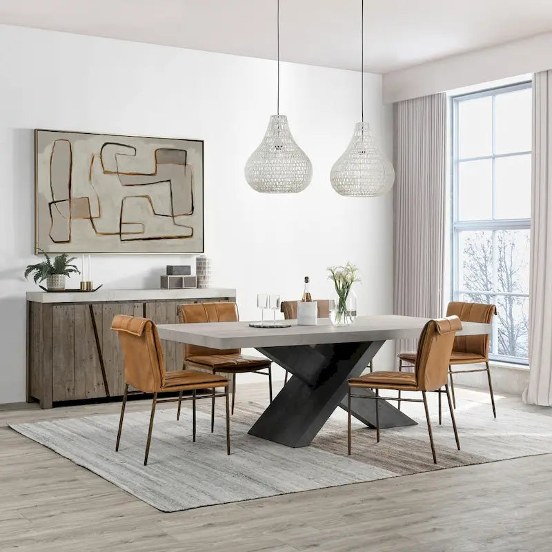 Classic Home Durant 84 Dining Table - 84Wx43Dx30H 8