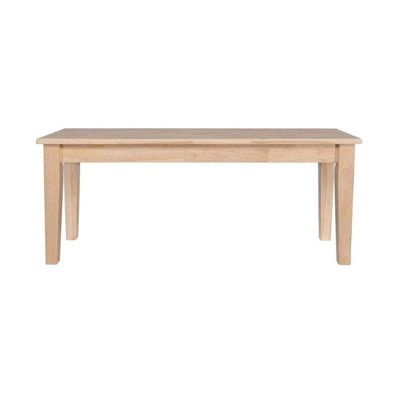 Shaker Style Solid Wood Dining Bench 6