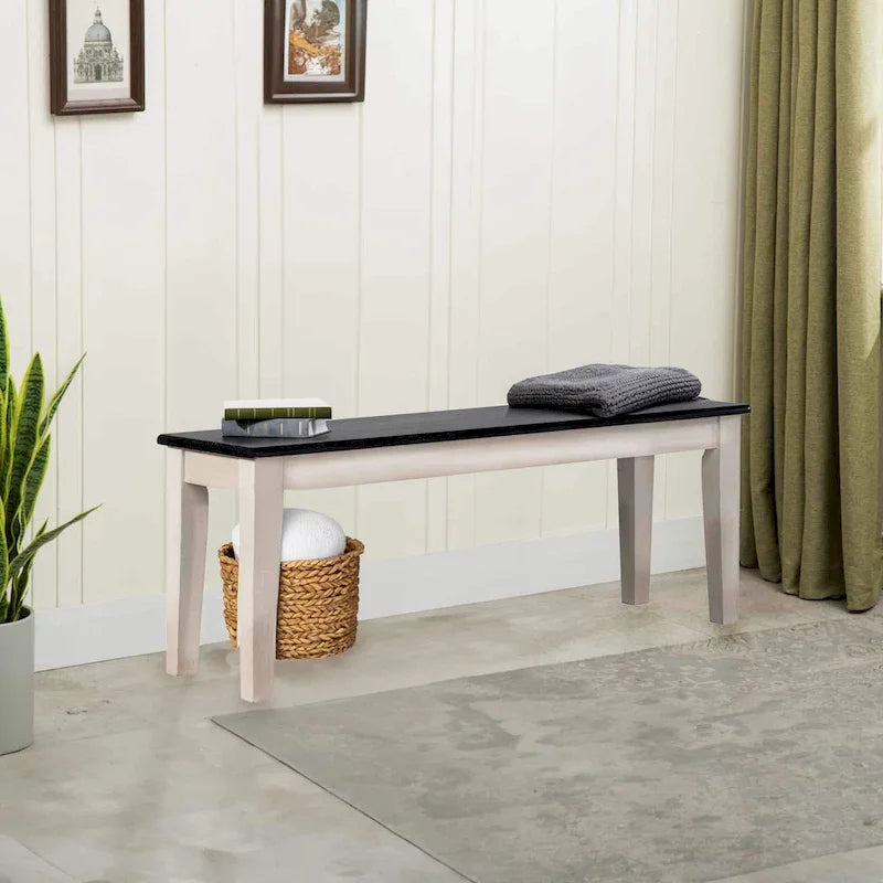 Shaker Style Solid Wood Dining Bench 32