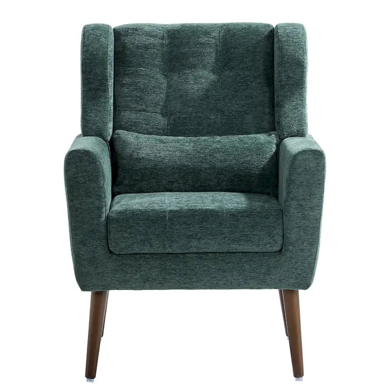 Comoda poltrona da lettura Mid-Century in ciniglia 24