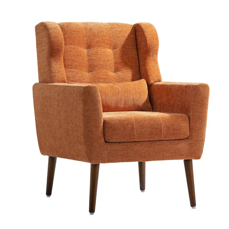 Comoda poltrona da lettura Mid-Century in ciniglia 27