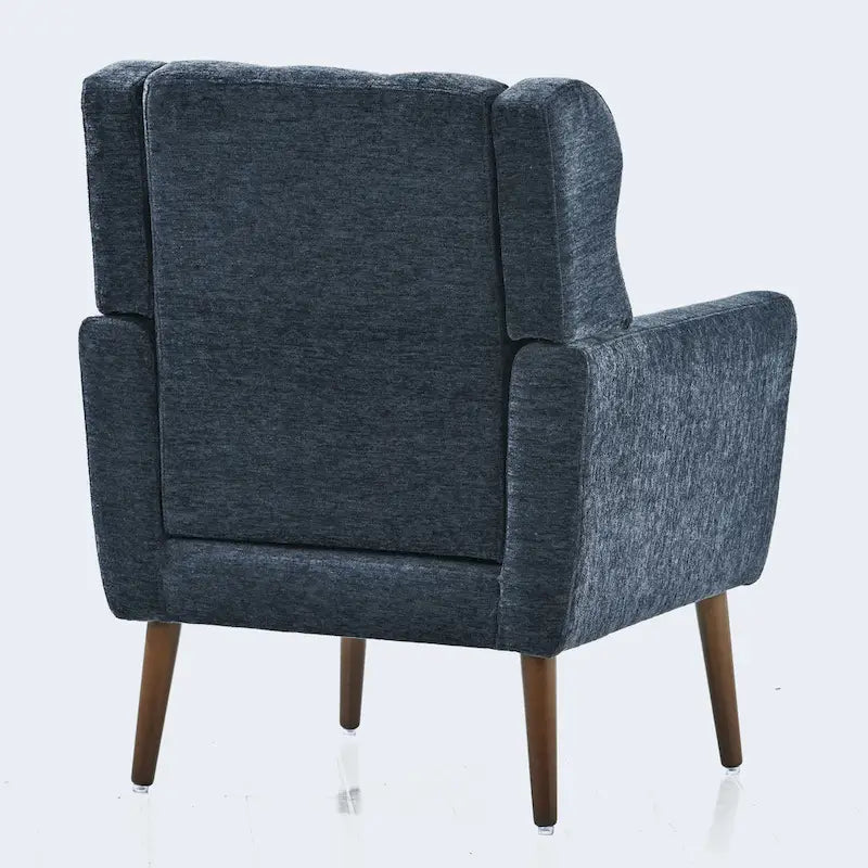 Comoda poltrona da lettura Mid-Century in ciniglia 7