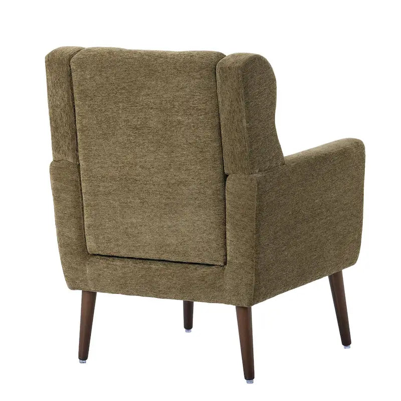 Comoda poltrona da lettura Mid-Century in ciniglia 12
