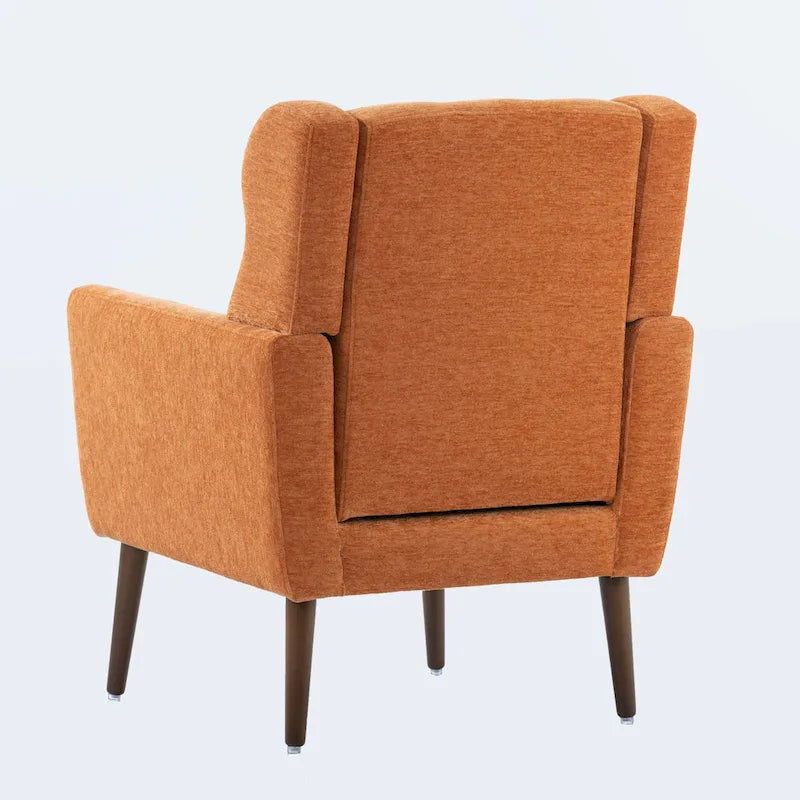 Comoda poltrona da lettura Mid-Century in ciniglia 16