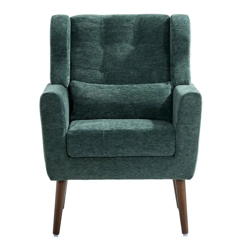 Comoda poltrona da lettura Mid-Century in ciniglia 20