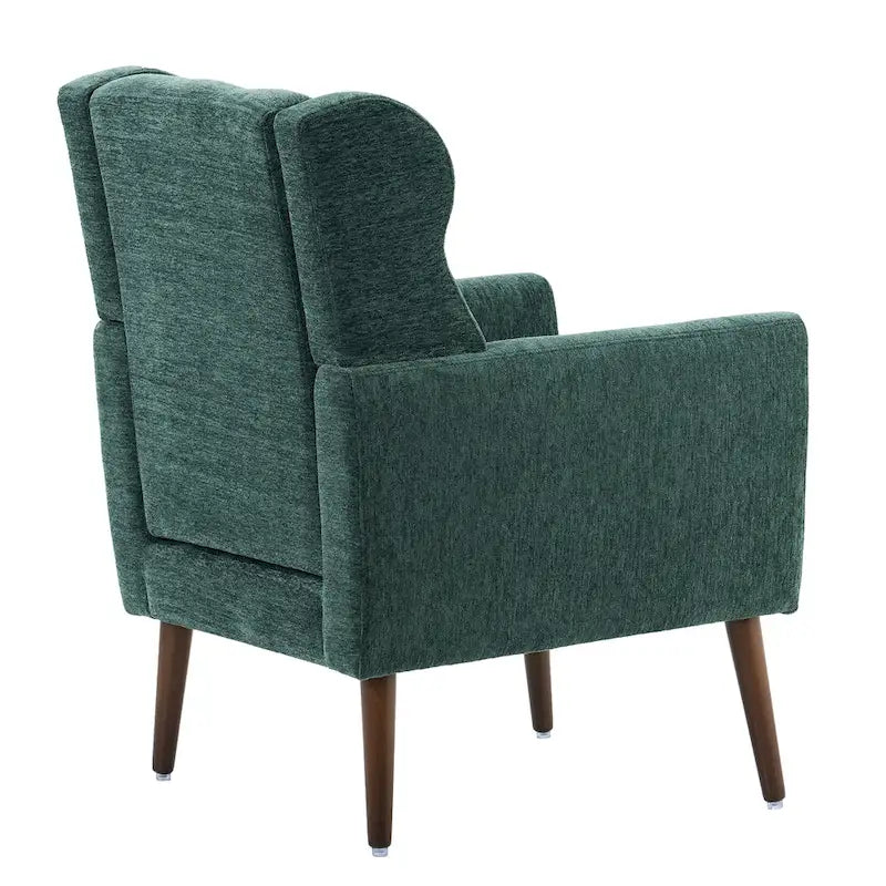 Comoda poltrona da lettura Mid-Century in ciniglia 21