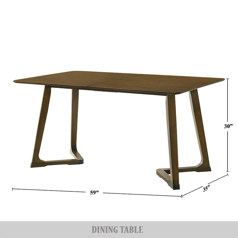 CraftPorch Mid-century Modern Dining Table 5