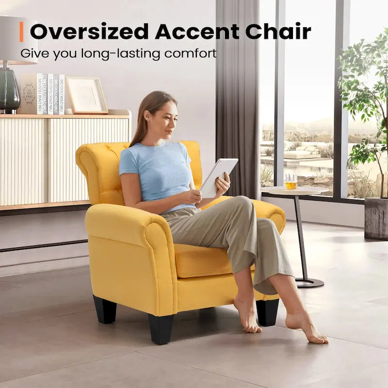 Pellebant Modern Accent Chair Club Armchair for Living Room 3