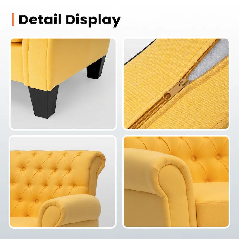 Pellebant Modern Accent Chair Club Armchair for Living Room 4