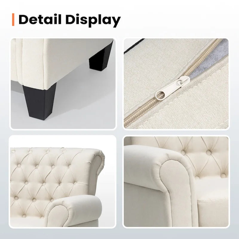 Pellebant Modern Accent Chair Club Armchair for Living Room 19