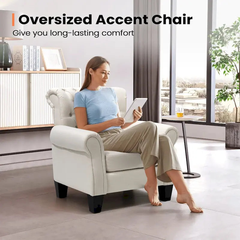 Pellebant Modern Accent Chair Club Armchair for Living Room 24