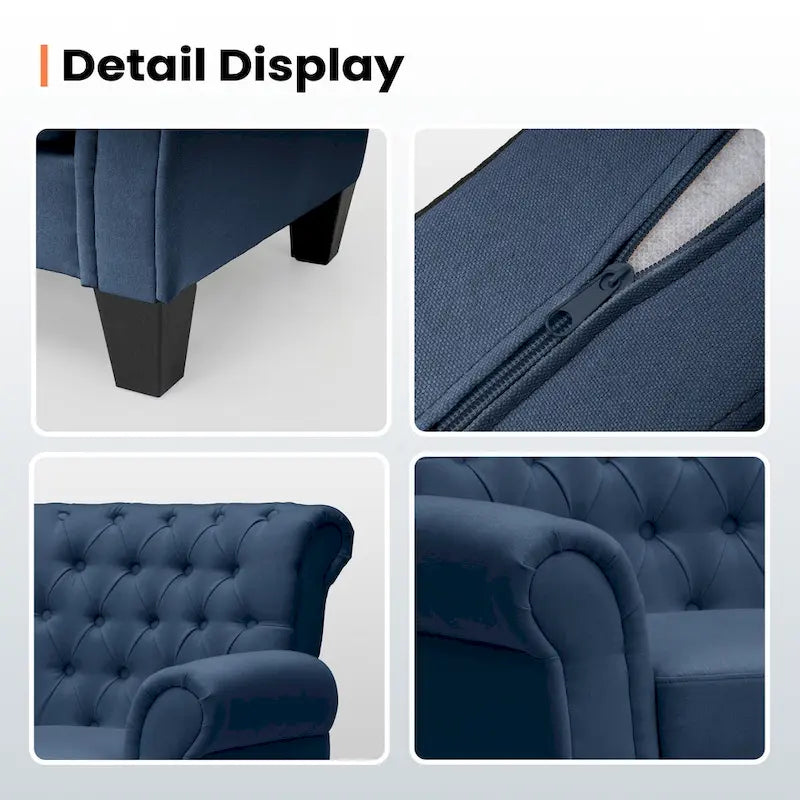 Pellebant Modern Accent Chair Club Armchair for Living Room 35