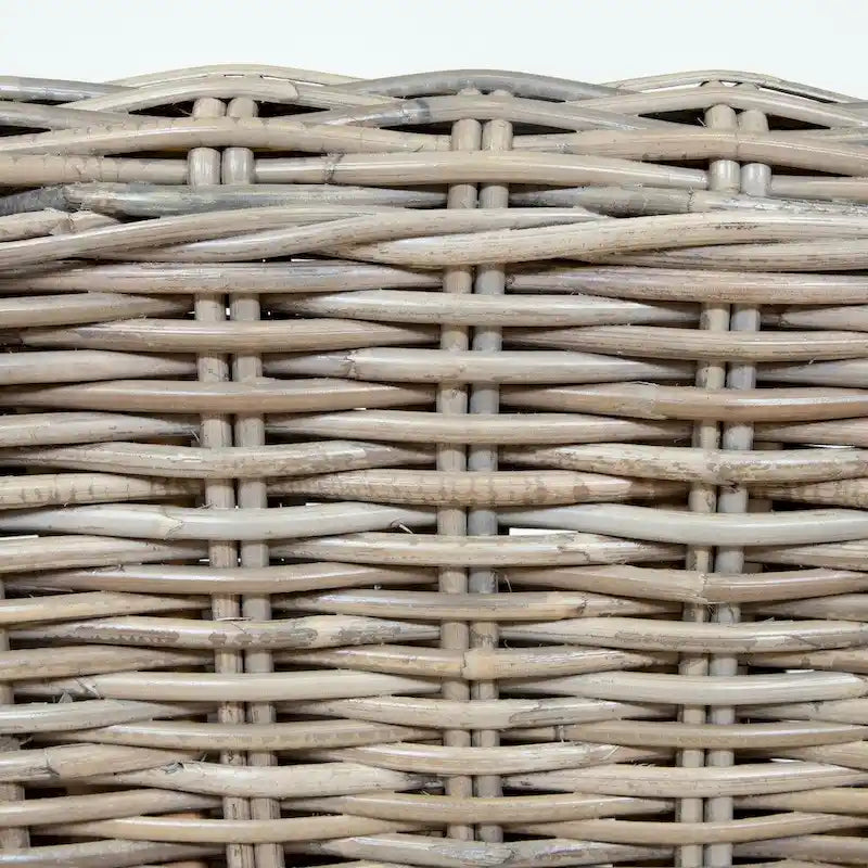 Furniture of America Lali Rustic Kubu Rattan Wicker Armchair 10