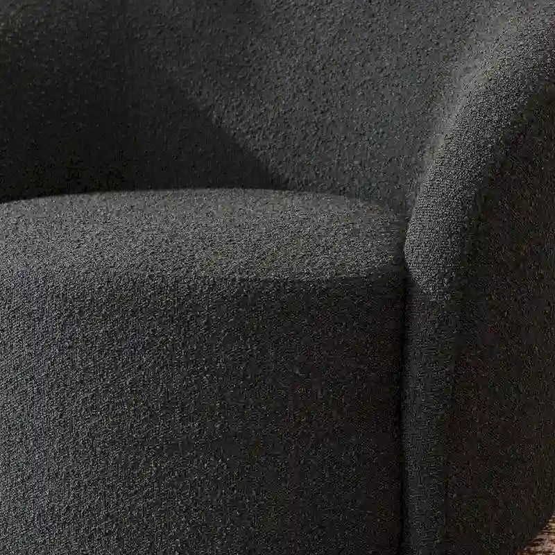 KINWELL 34 Wide Upholstered Swivel Accent Barrel Chair (Set of 2) 25