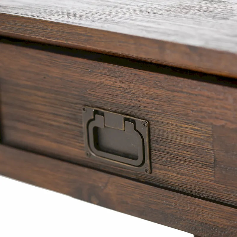 WYNDENHALL Garret SOLID ACACIA WOOD 22 inch Wide Square Rustic End Side Table - 22W x 22 D x 22 H 4