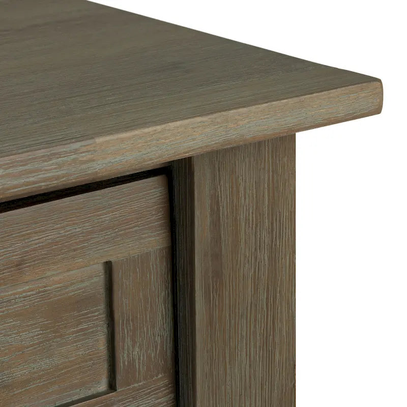 WYNDENHALL Garret SOLID ACACIA WOOD 22 inch Wide Square Rustic End Side Table - 22W x 22 D x 22 H 20